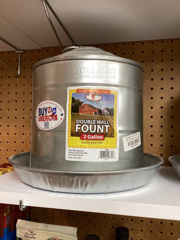 2 Gallon Galv Wall Fount Discount