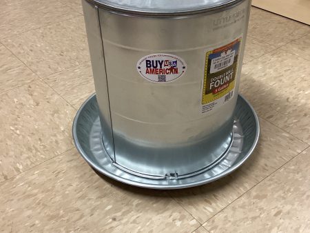 5 Gallon Galv Wall Fount For Sale