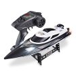 HJ806 Electric RC Boat 35KM H High Speed Radio Remote Controlled Speedboat Racing Ship Steerable Boats Toy VS Feilun FT012 FT011 Discount