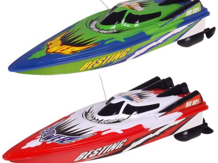 New Radio Remote Control Dual Motor Speed Boat RC Racing Boat High-speed Strong Power System Fluid Type Design Fashion