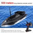 Flytec V500 Fishing Bait RC Boat 500m Remote Fish Finder Double Motor 2 - 24 hours RC Boat Outdoor Toy with Transmitter Discount