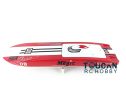 E32 KIT Cheetah   Germany Cat Fiber Glass Electric Racing Speed Boat Hull Only for Advanced Player Red TH02636 Hot on Sale