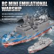 RC Boat Warship 2.4GHZ Toys Remote Control Mini Electric Carrier Children Outdoors Water Speedboat Remote Control Toys Online now