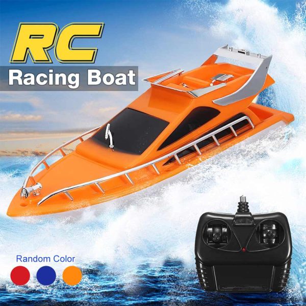 Electric Toy Boat Remote Control Twin Motor High Speed Boat Children Outdoor RC Racing Boat Kid Children Toy Gifts Online