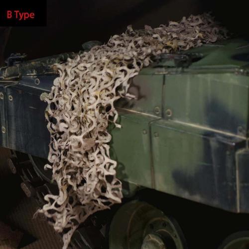 1 16 RC Sherman German Military Tank Model Nylon Camouflage Net B Desert Tiger TH05130 Online Sale