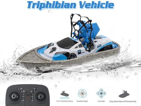 gw123 RC Mini Drone Boat Car Triphibian Vehicle Helicopter Dron Quadrocopter Remote Control Toys for Boys Girls Nano Dron Sale