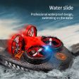 Chrismas Gift Water Land Air 3 To 1 Multifunction Remote Control Hovercraft Drone 2.4G Fly Land Water Mode RC Hovercraft Boat For Discount