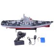 RC Boat 6KM H High Speed 58cm 1:250 Military Battleship RC War Ship Toy Remote Control Boat As Gift For Children Toy Kid-US Plug For Cheap