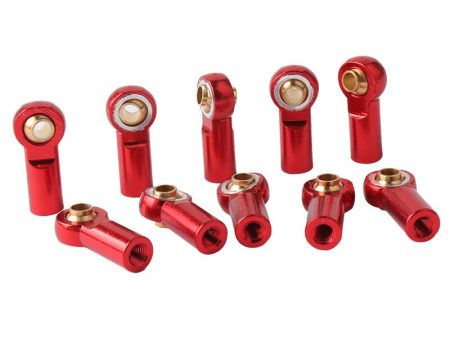 10 Pcs Aluminum M3 Metal Ball Head Holder For SCX10 Link Rod End Ball Joint for 1 10 RC Car Truck Buggy Crawler Supply