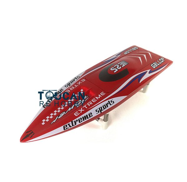 E25 KIT Gallop Fiber Glass Electric RC Racing Speed Boat Hull Only for Advanced Player Red TH02626 Cheap