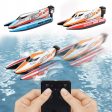 3312M 2.4GHz RC Ship Boat 4 Channels High Speed Mini Racing Boat Waterproof Rechargeable Speedboat Children Toy on Sale