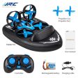 Upgraded H36 JJRC H36F Terzetto 1 20 2.4G 3 In 1 Blue RC Vehicle Flying Drone Land Driving Boat Quadcopter RTR Model VS E016F For Cheap