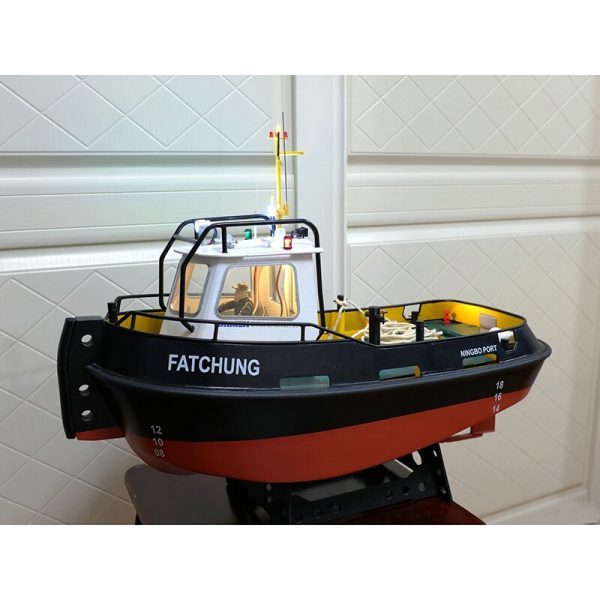 DIY Simulation remote control ship model kit for Tug804 tugboat rescue ship small-scale and moped tugboat 1:18 Online Sale