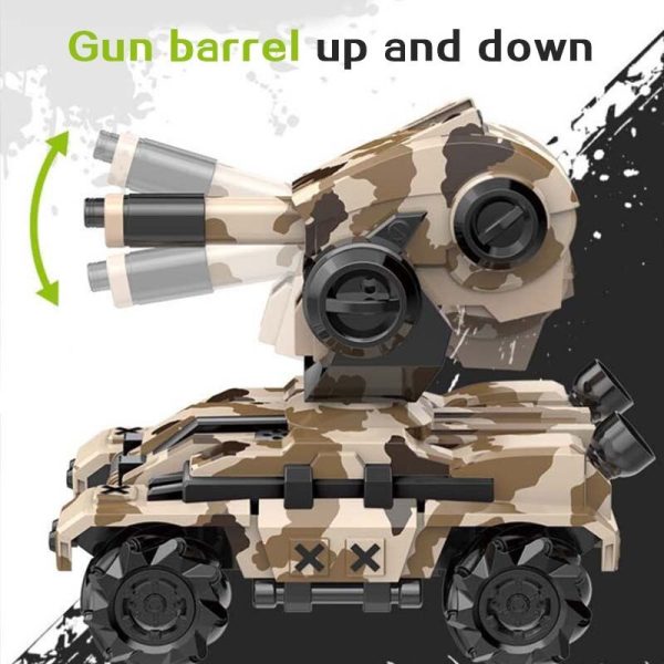 2020 NEW RC tank 2.4G 4WD can fire water bombs RC tank drift horizontal movement 360 ° rotating rc boy toys for kids children Discount