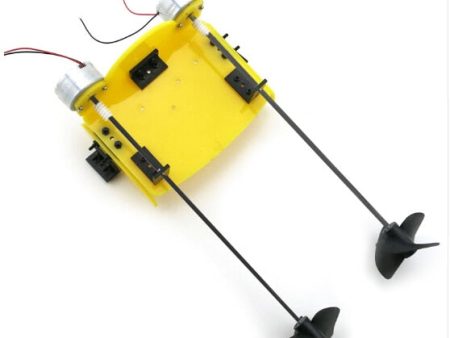 DIY Handmade Accessory Boat Ship Kit Electric Two Motor Propeller Power Driven for Remote Control Boat Model Robot F17929 Discount