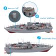 RC Boat 1 275 Destroyer WarShip Remote Control Military Naval Vessels Racing Ship Electronic Model For Kids Birthday Hobby Toys Online