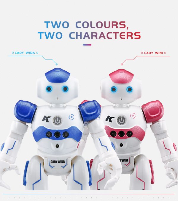 JJR C R2 RC Remote Control Robot Smart Action Walk Sing Dance Action Figure Gesture Sensor Toys Gift Robot USB Charging Dancing For Discount