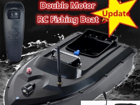 Free Bag Auto RC Remote Control Fishing Bait Boat Toy 180Mins 500m Long RC Distacne Double Motor Fish Finder Ship Boat Speedboat Hot on Sale