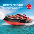 Rc Boat H101 2.4ghz 30km hour High Speed 180 Degree Flip With Servo Remote Control Boat Toys For Children Xmas Gifts For Kids Supply