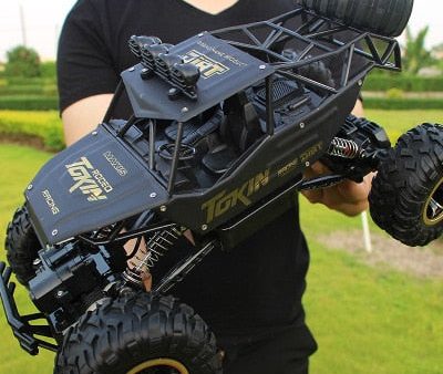 37cm1 12 RC Car 4WD Climbing Car 4x4 Double Motors Drive Bigfoot Car Remote Control Car Off-Road Vehicle Toys For Boys Kids Gift Fashion