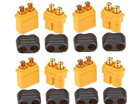 10pcs Amass XT60h connector XT60-T plug with Sheath Housing Female   male XT60 plug for RC Lipo Battery rc cars fpve drones Supply