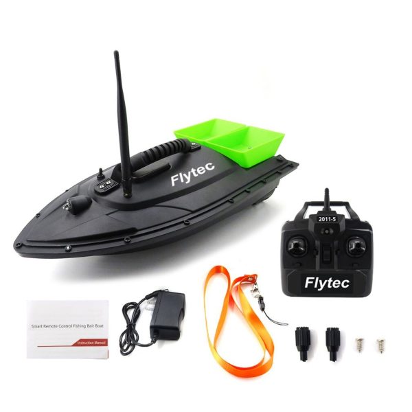 Flytec 2011-5 Fishing Tool Smart RC Bait Boat Toy Dual Motor Fish Finder Fish Boat Remote Control Fishing Boat Ship Boat Discount