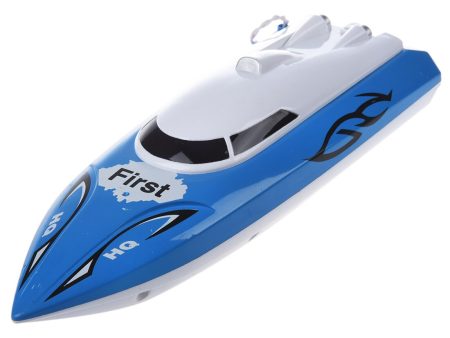 10 inch Mini RC Boat Radio Remote Control RTR Electric Dual Motor Toy Colour:Blue Red Supply