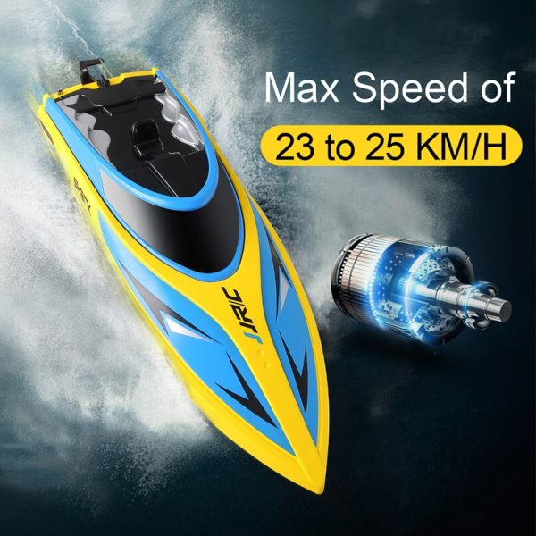 JJRC S1 Pentium   S2 Shark   S3 Latitude 2.4GHz High Speed 25km H RC Boat Ship Speedboat 2CH Portable Mini Remote Self-Rightin Hot on Sale