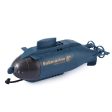 HappyCow Pigboat Model Toys 777-216 Fish Torpedo Design Pigboat Wireless 40MHz Radio Remote Control Submarine Model Toy Gifts For Cheap