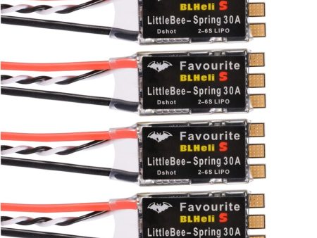 1  2  4   8 pcs Original FVT LITTLEBEE BLlheli-s SPRING 30A ESC 2-6S Supports Mulitshot DSHOT Oneshot42 OneShot125 Multicopter For Cheap