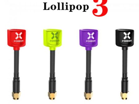 Foxeer Lollipop 3 V3 Antenna 5.8G 2.5Dbi TX RX RHCP SMA RPSMA UFL Straight Angle MMCX FPV Antenna For RC Drone Hot on Sale