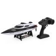 HONGXUNJIE HJ806 47cm 2.4G RC 30km h High Speed Racing Boat Water Cooling System Flipped Omni-directional Voltage Prompt Online Sale