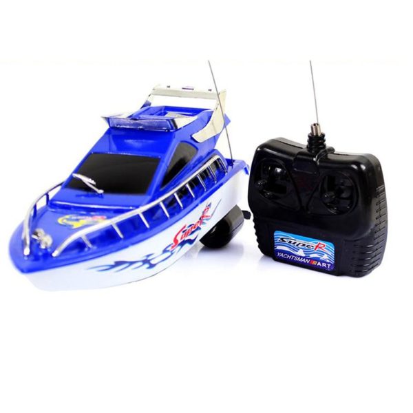 RC Speedboat Super Mini Electric Remote Control High Speed Boat Ship 4-CH RC Boat Game Toys Birthday Gift Kid Children Toys Gift Online Hot Sale