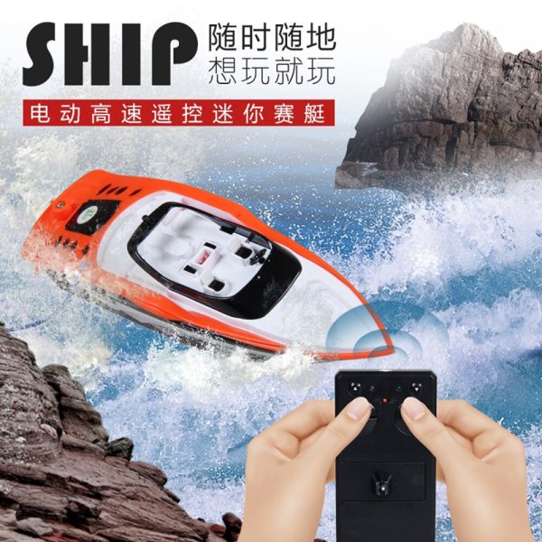 High Speed RC Boat 2.4GHZ 4 Channel 30km h Radio Remote Control RC Racing Boat Electric Toys RC Toys for Childern Gifts For Discount