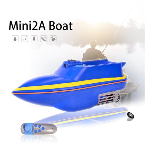 Boatman Mini 2A 2.4G Rc Boat Support Lure Fishing Bait Finder & Double Motors Model Remote Control Boat Kids Outdoor Toys Hot on Sale