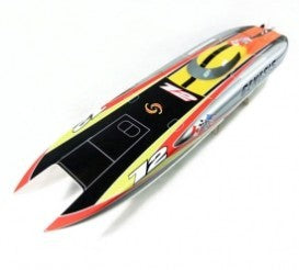 Genesis BE1122 Catamaran Electric Brushless Fiberglass RC Racing Boat with 3674 brushless motor KV2075, 120A ESC with BEC For Cheap