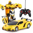 Technic Transformation RC Car Remote Control Car Radio-Controlled Sport Car Drift Model Transform Toy 1:18 One-key For Discount