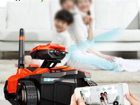 Smart RC Tank Phone App Controlled Wifi FPV HD Camera AR PVP Battle Electric Rover Robot Remote Control Toys for Children Boys Sale