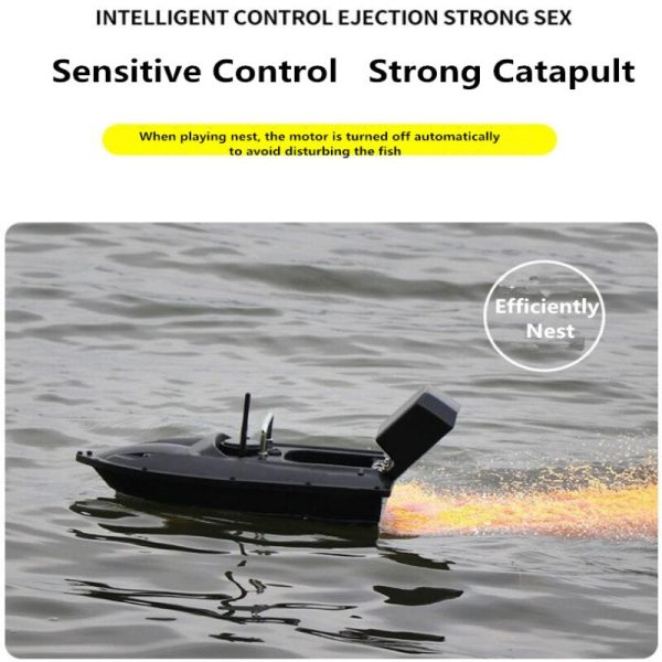 New Function Fixed Speed Cruise Remote Control Fishing Finder Boat 1.5KG 500M Dual Night Light Lure Fishing Smart RC Bait Boat Fashion