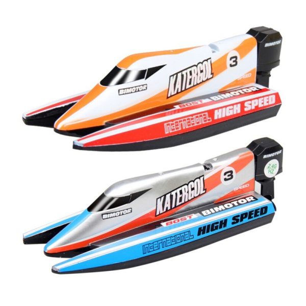 Novelty High Speed RC Boat 2.4GHz 4 Channel 30km h Racing Remote Control Boat with LCD Screen as Gift For Children Toys Online now