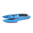 CT3352 39.5CM 40MHZ 3CH RC Boat Super Speed Toy With Water Removal Function Blue Fashion