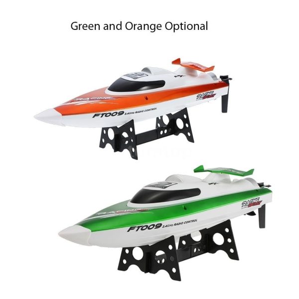 High Speed Racing RC Boat FT009 2.4G 4CH Radio Control Boat With Rectifying Function Water cooling and self-righting RC Boats Online Sale