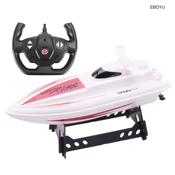 EBOYU 301 High Speed RC Boat Remote Control Race Boat 4 Channels for Pools, Lakes and Outdoor Adventure (Only Works In Water) Online