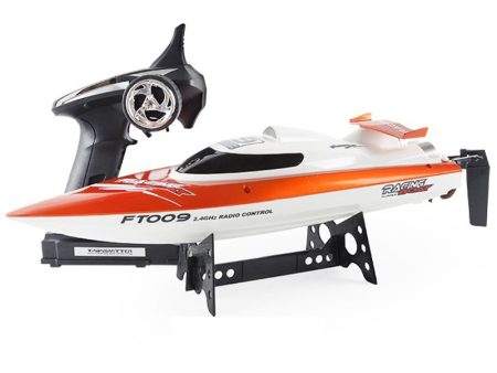 EU Plug FT009 2.4GHz 4 Channel Water Cooling High Speed Racing RC Boat Gift Online Sale