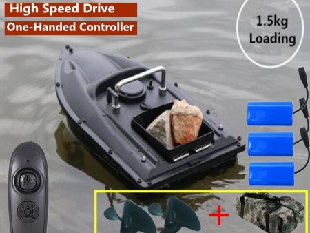 Fixed Speed Cruise New Function Intelligent Wireless Rc Lure Boat Bait Boat 500M 1.5KG Fish Finder RC Fishing Boat With Free Bag For Cheap