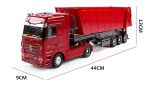 2.4GHZ big RC toy Dumper Tilting Cart remote Control Tip Lorry Auto Lift Engineer Container car Vehicle Toys gift brinquedos Sale