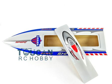 H750 KIT Shark Fiber Glass Electric Racing Speed RC Boat Hull Only Advanced Player White TH02640 Fashion