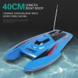 CT3352 39.5CM 40MHZ 3CH RC Boat Super Speed Toy With Water Removal Function Blue Fashion