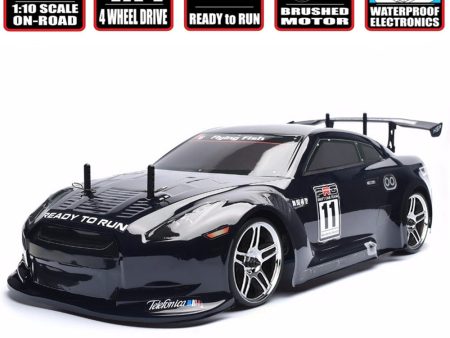 HSP Racing Rc Drift Car 4wd 1:10 Electric Power On Road Rc Car 94123 FlyingFish 4x4 vehicle High Speed Hobby Remote Control Car Hot on Sale