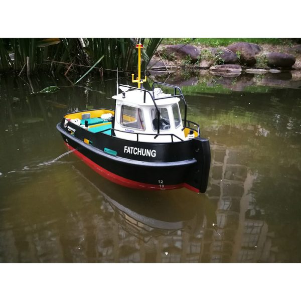 DIY Simulation remote control ship model kit for Tug804 tugboat rescue ship small-scale and moped tugboat 1:18 Online Sale